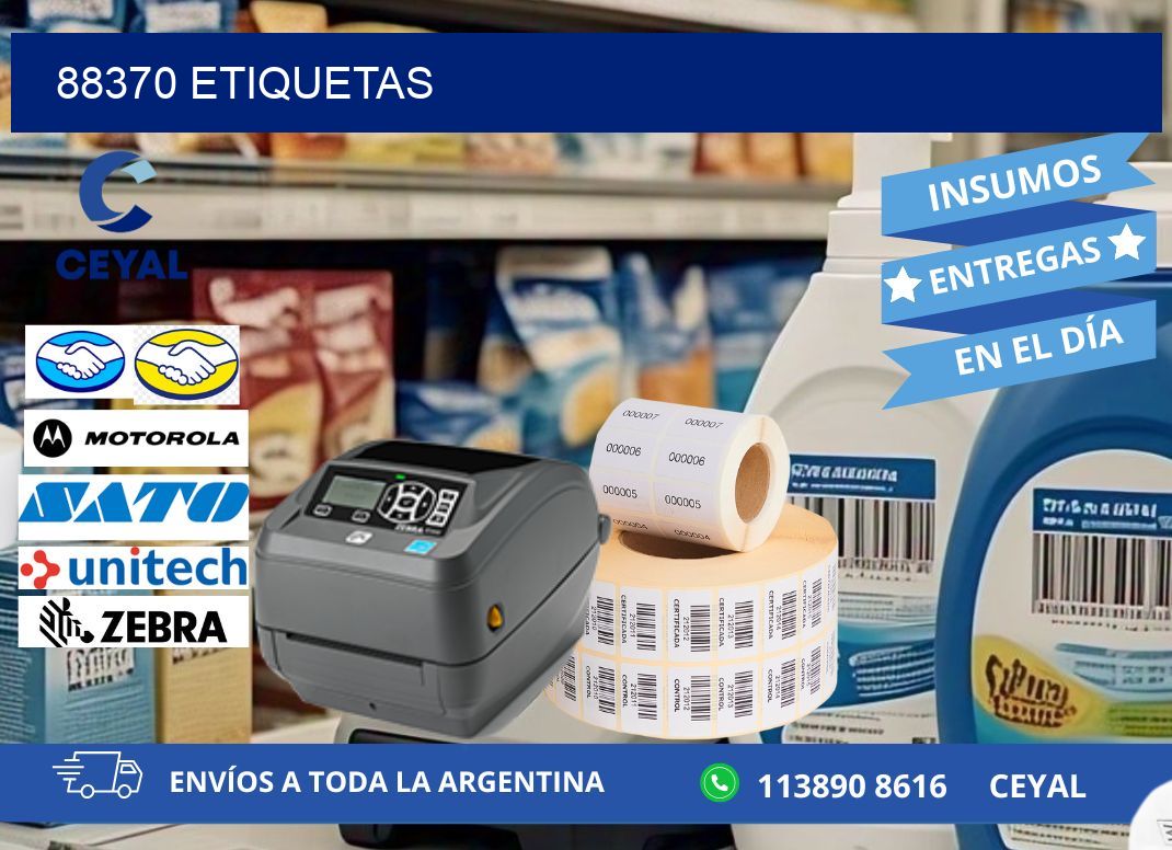 88370 ETIQUETAS
