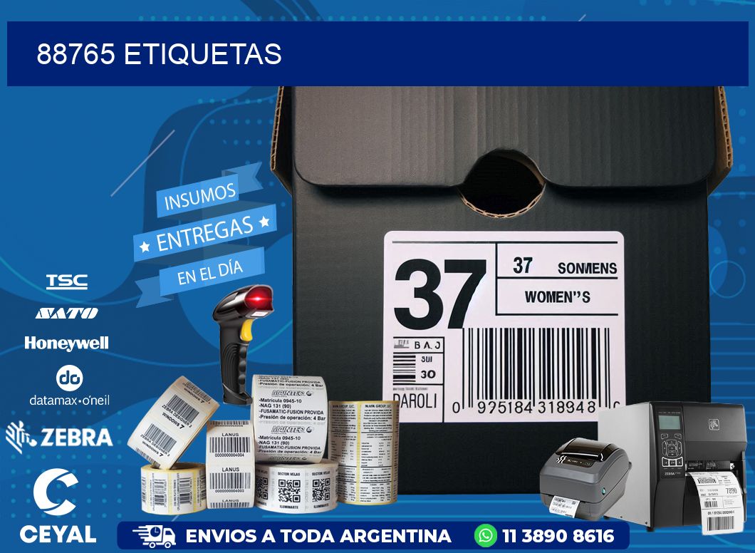 88765 ETIQUETAS