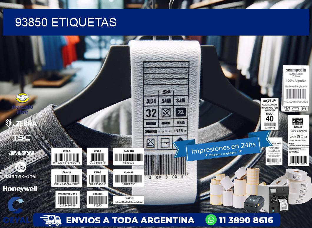 93850 ETIQUETAS