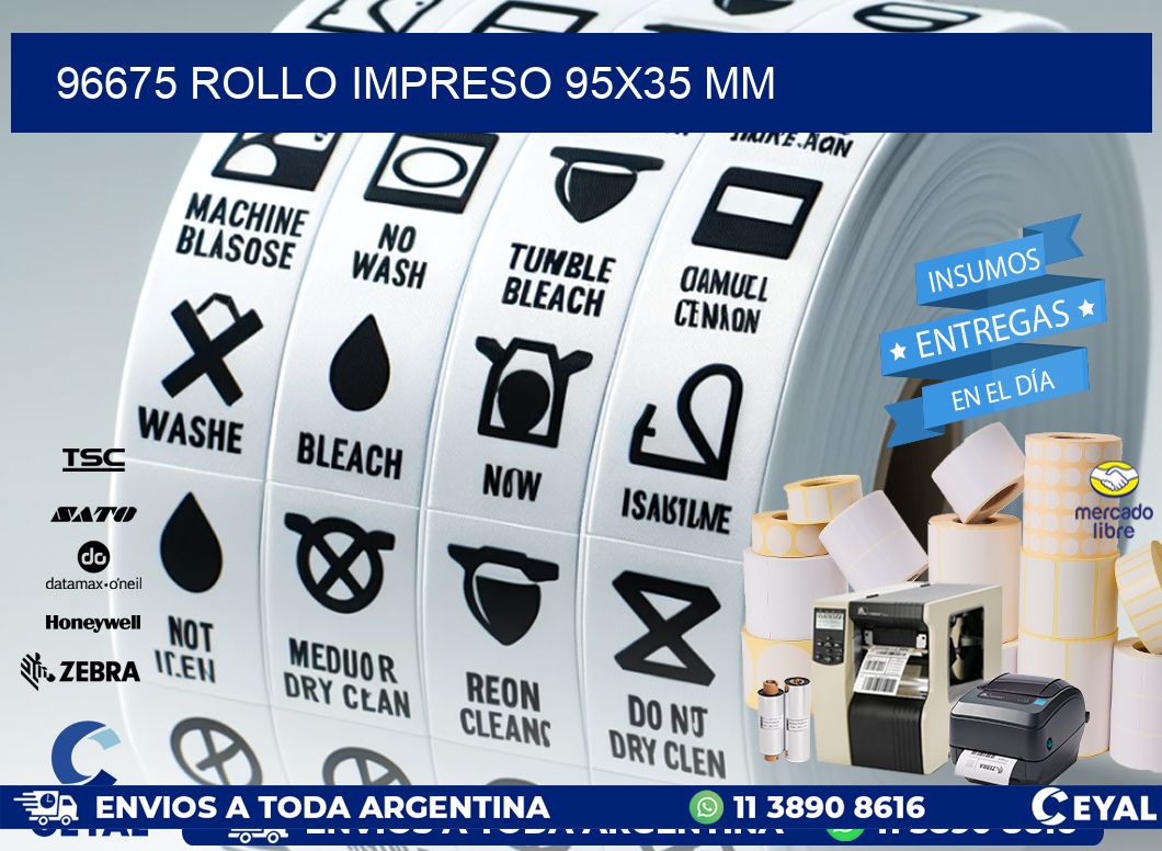 96675 ROLLO IMPRESO 95x35 mm