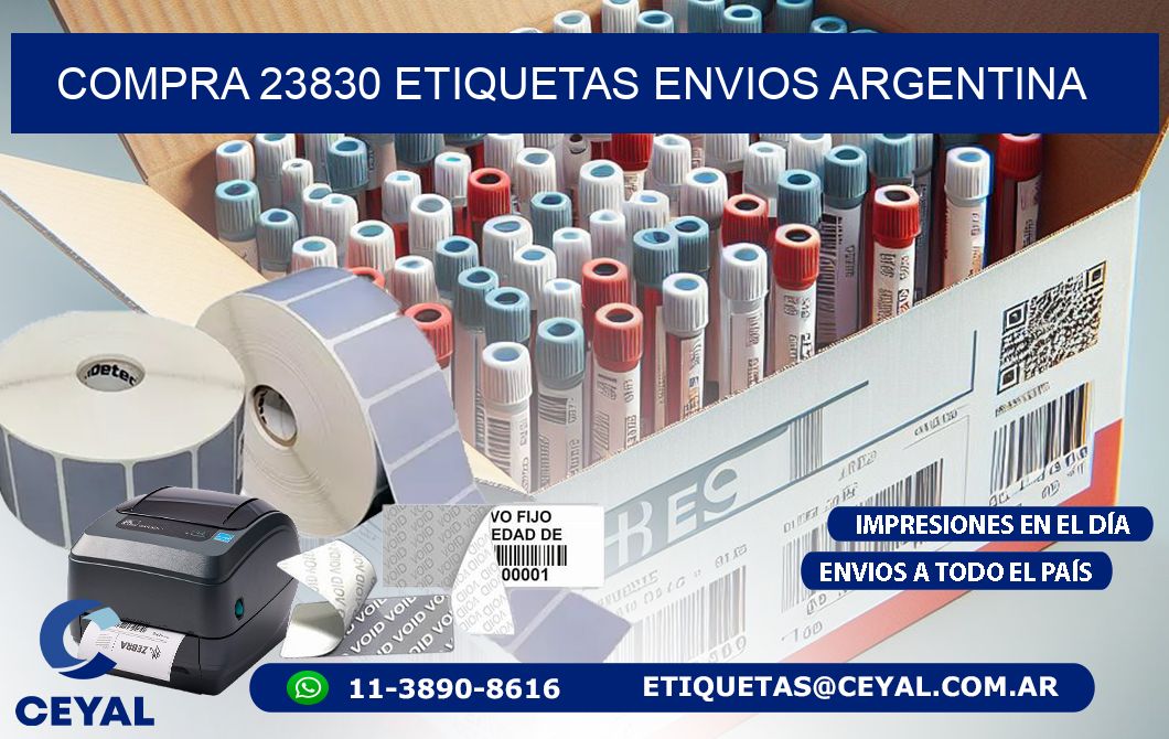 COMPRA 23830 ETIQUETAS ENVIOS ARGENTINA