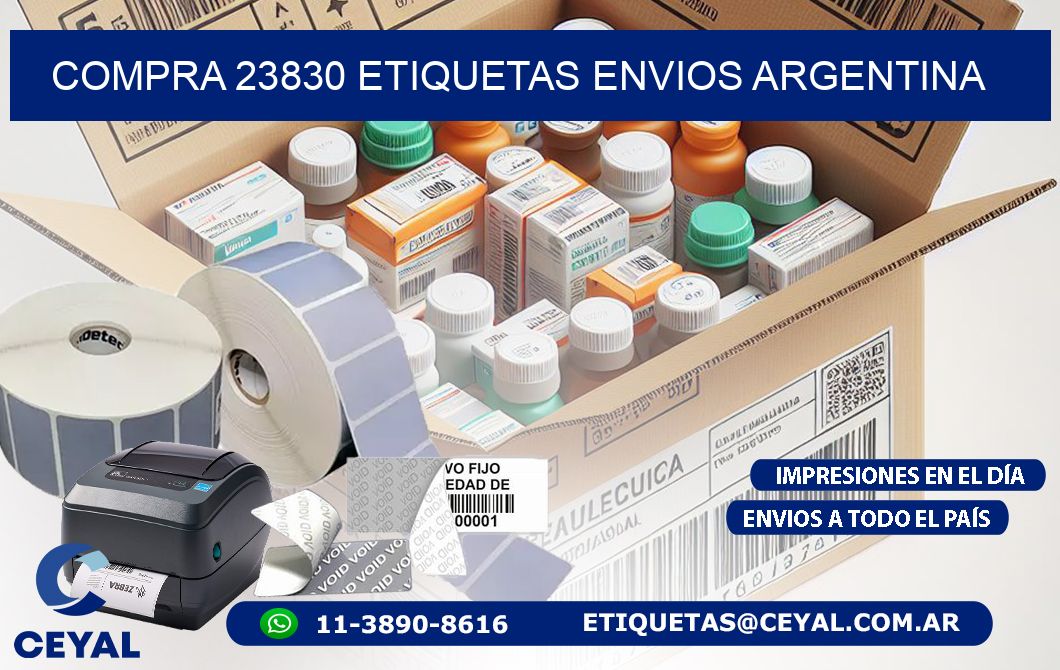 COMPRA 23830 ETIQUETAS ENVIOS ARGENTINA