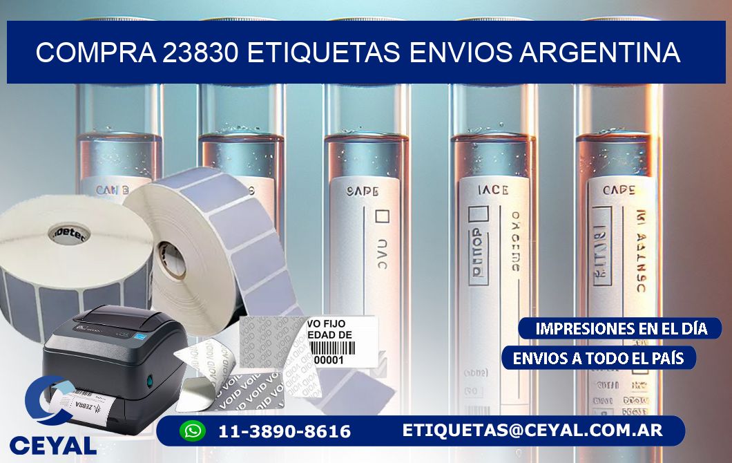 COMPRA 23830 ETIQUETAS ENVIOS ARGENTINA