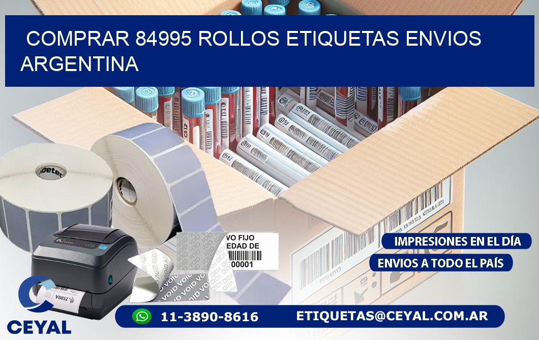COMPRAR 84995 ROLLOS ETIQUETAS ENVIOS ARGENTINA