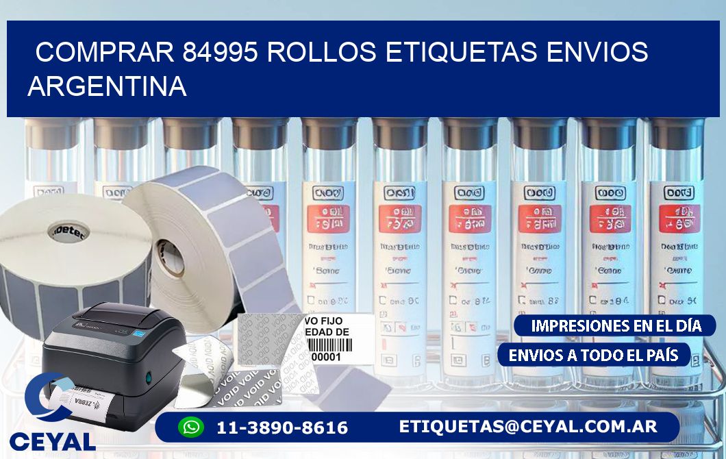 COMPRAR 84995 ROLLOS ETIQUETAS ENVIOS ARGENTINA