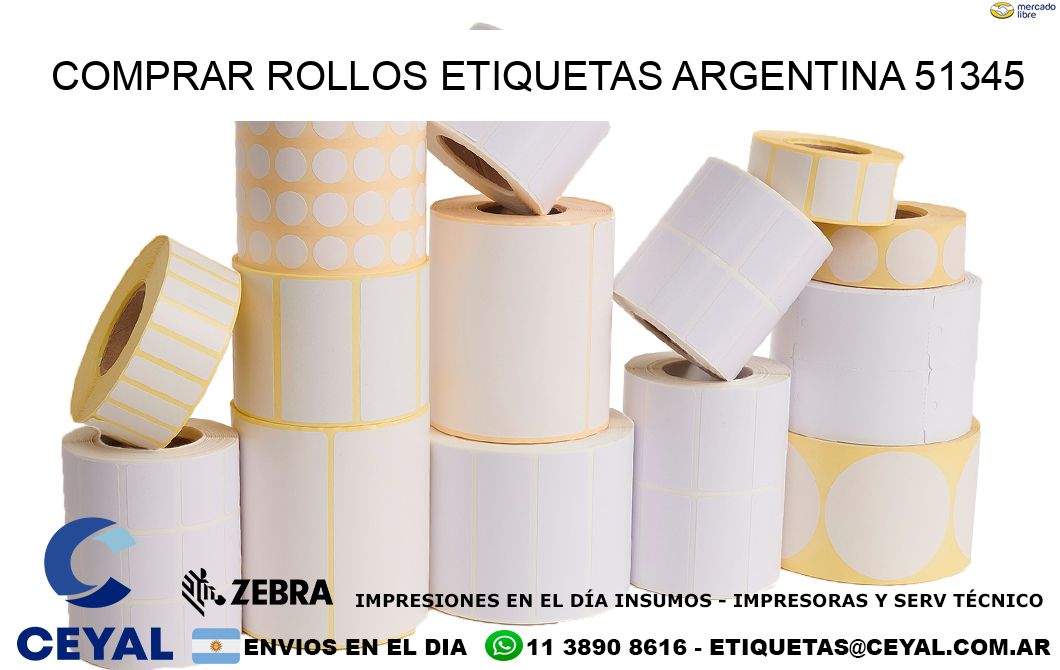 COMPRAR ROLLOS ETIQUETAS ARGENTINA 51345
