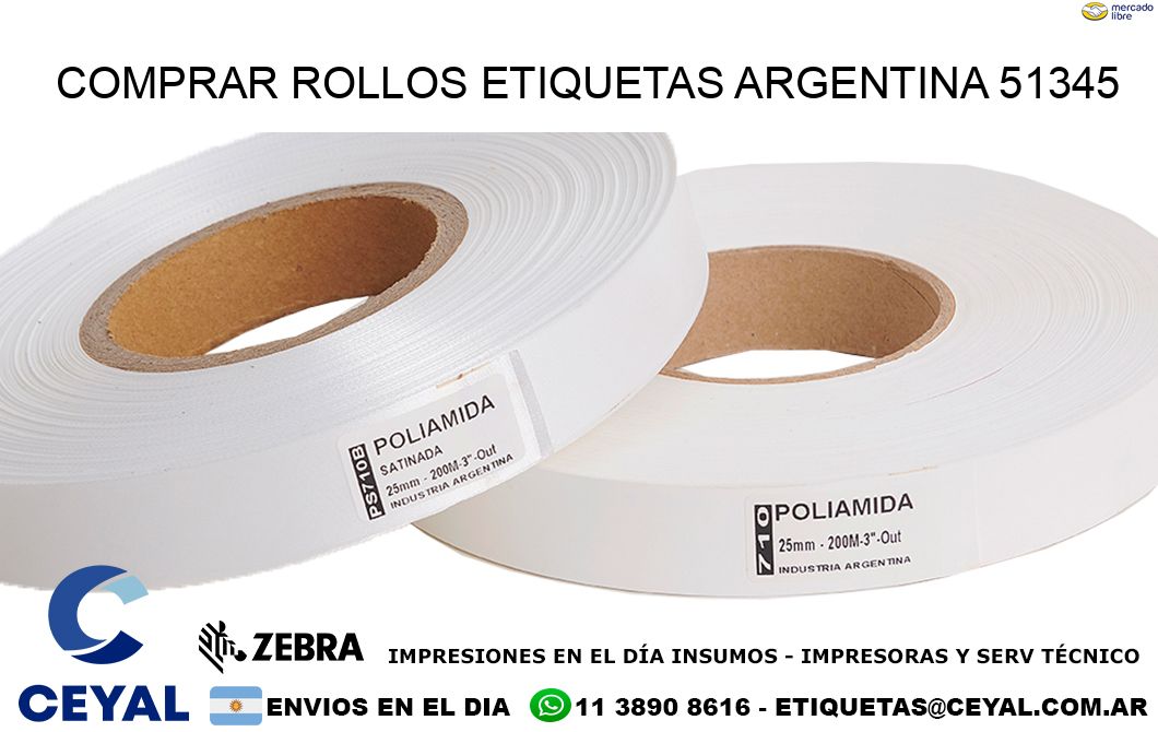 COMPRAR ROLLOS ETIQUETAS ARGENTINA 51345