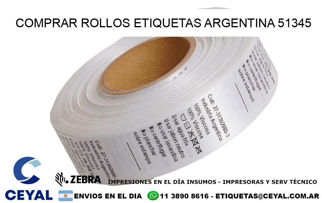 COMPRAR ROLLOS ETIQUETAS ARGENTINA 51345