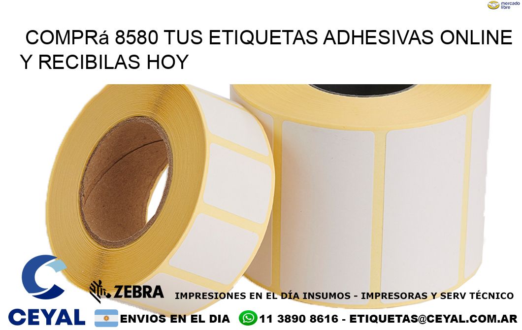 Comprá 8580 tus Etiquetas Adhesivas Online y Recibilas Hoy