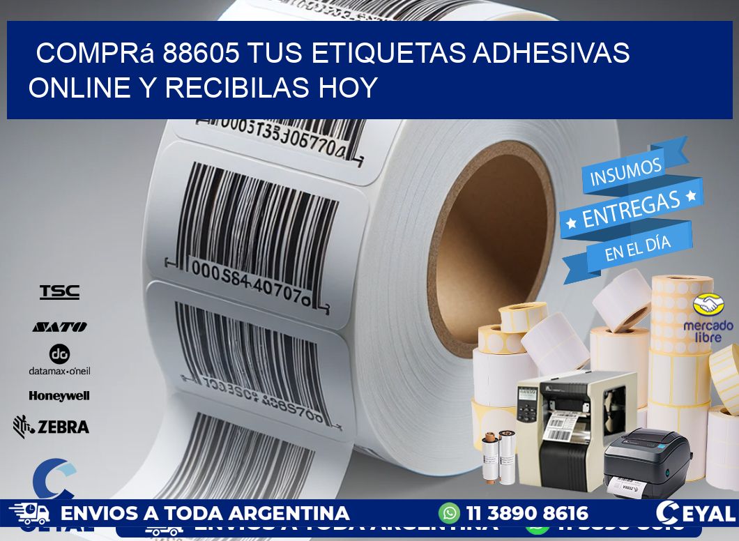 Comprá 88605 tus Etiquetas Adhesivas Online y Recibilas Hoy