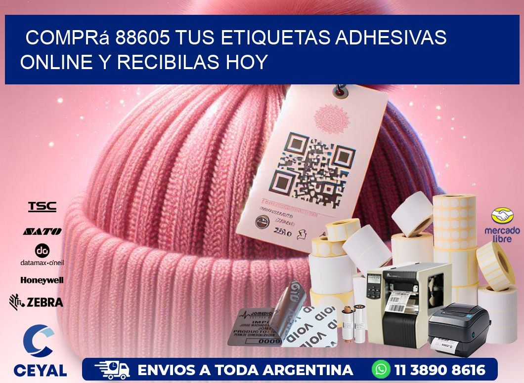 Comprá 88605 tus Etiquetas Adhesivas Online y Recibilas Hoy