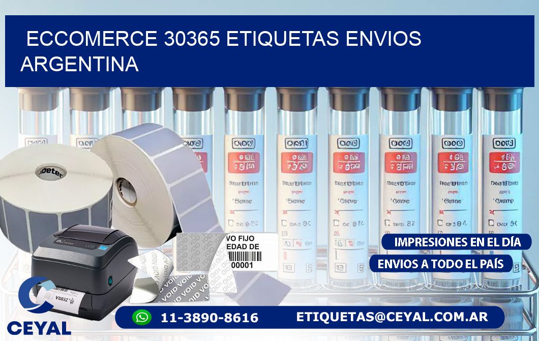 ECCOMERCE 30365 ETIQUETAS ENVIOS ARGENTINA