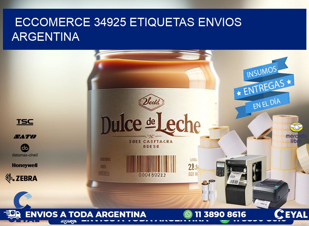 ECCOMERCE 34925 ETIQUETAS ENVIOS ARGENTINA