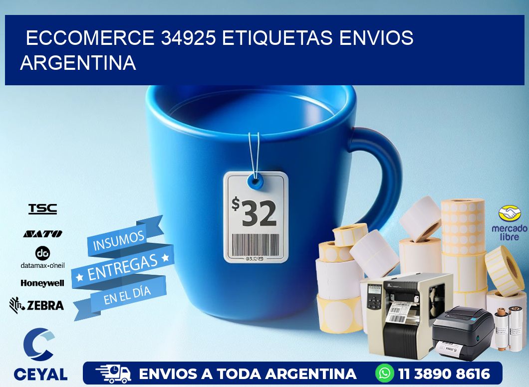 ECCOMERCE 34925 ETIQUETAS ENVIOS ARGENTINA