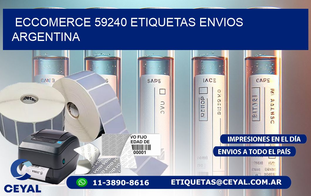 ECCOMERCE 59240 ETIQUETAS ENVIOS ARGENTINA