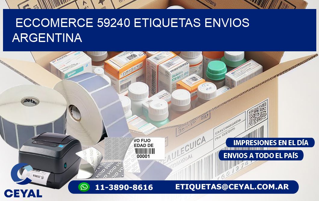 ECCOMERCE 59240 ETIQUETAS ENVIOS ARGENTINA