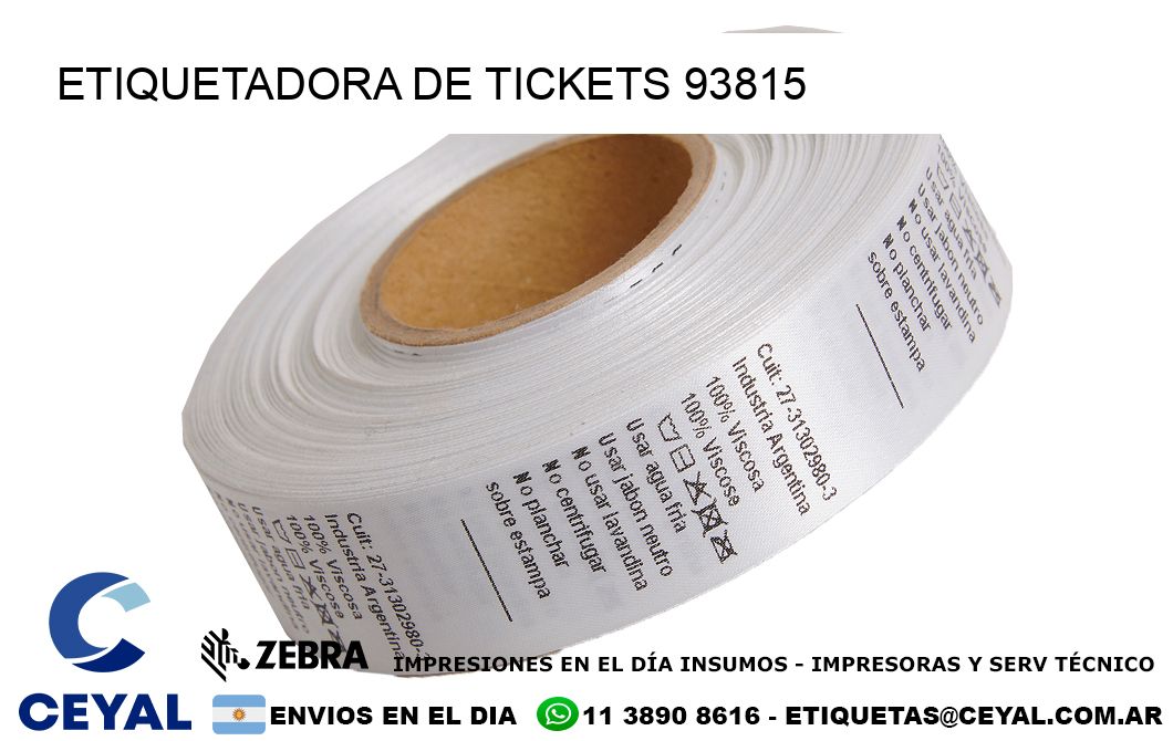 ETIQUETADORA DE TICKETS 93815