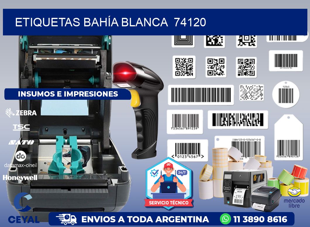 ETIQUETAS BAHÍA BLANCA  74120