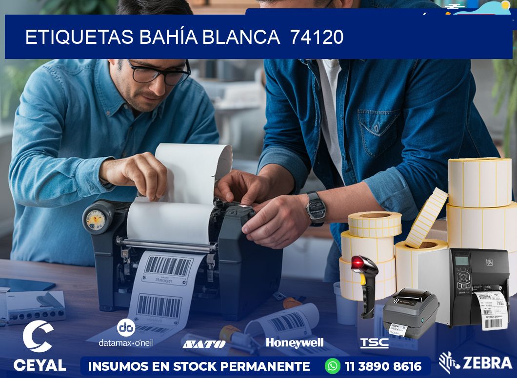 ETIQUETAS BAHÍA BLANCA  74120