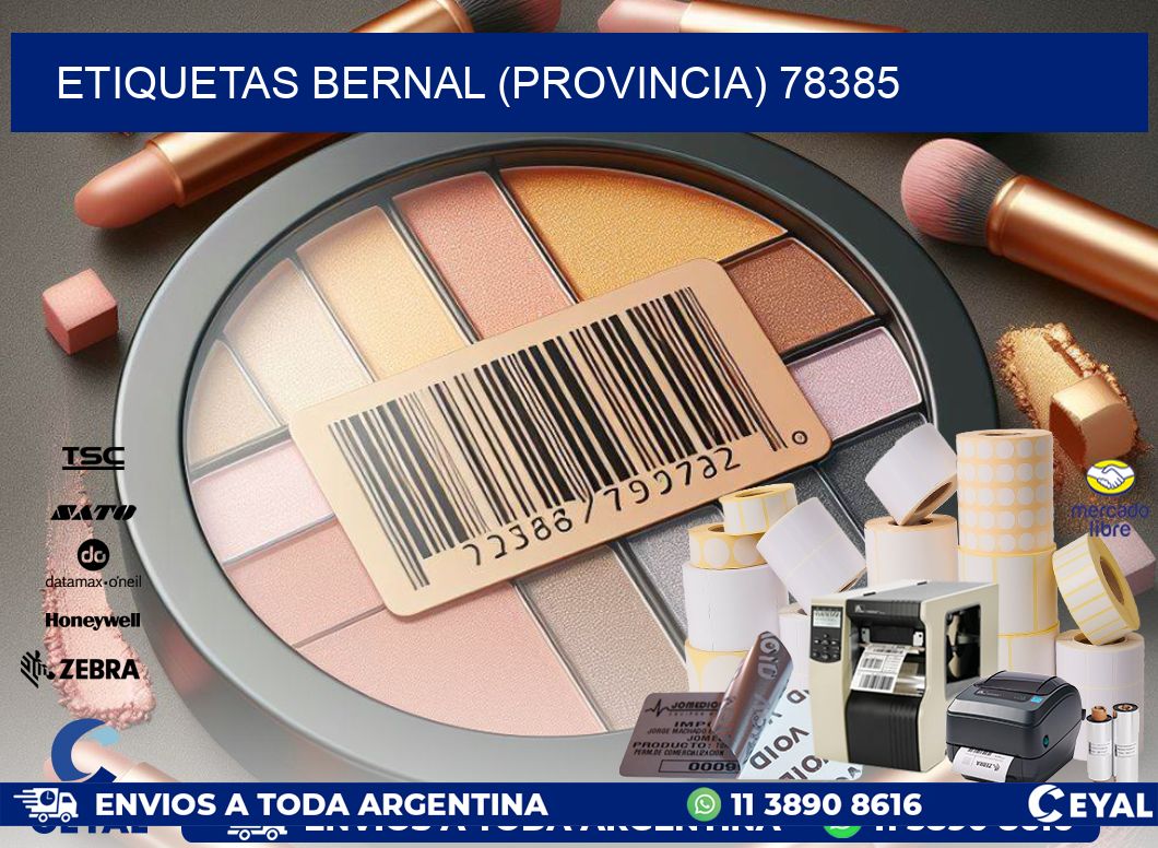 ETIQUETAS BERNAL (PROVINCIA) 78385