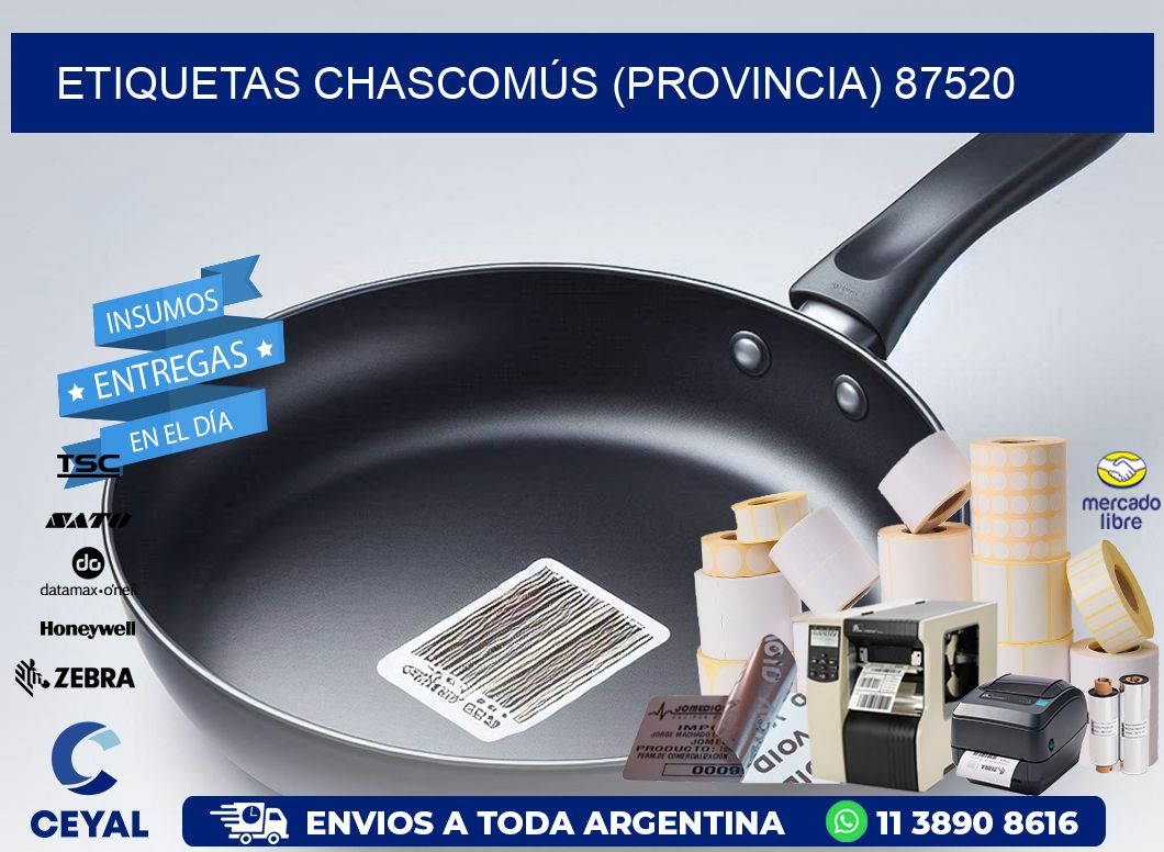ETIQUETAS CHASCOMÚS (PROVINCIA) 87520