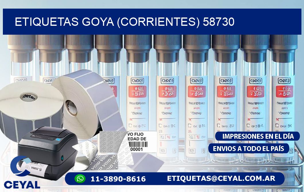 ETIQUETAS GOYA (CORRIENTES) 58730