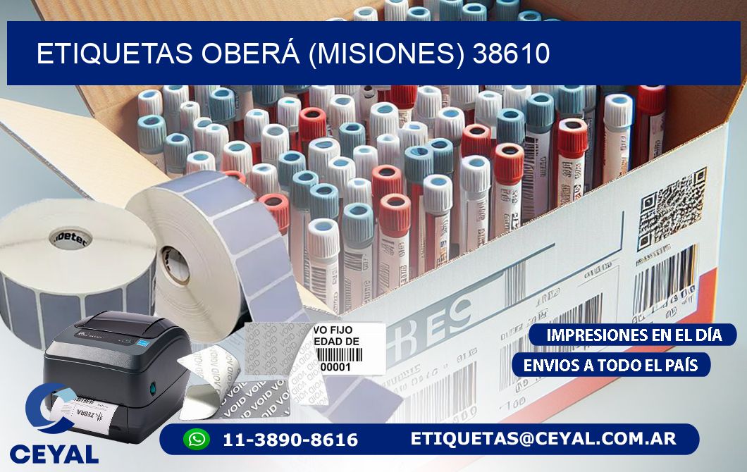 ETIQUETAS OBERÁ (MISIONES) 38610