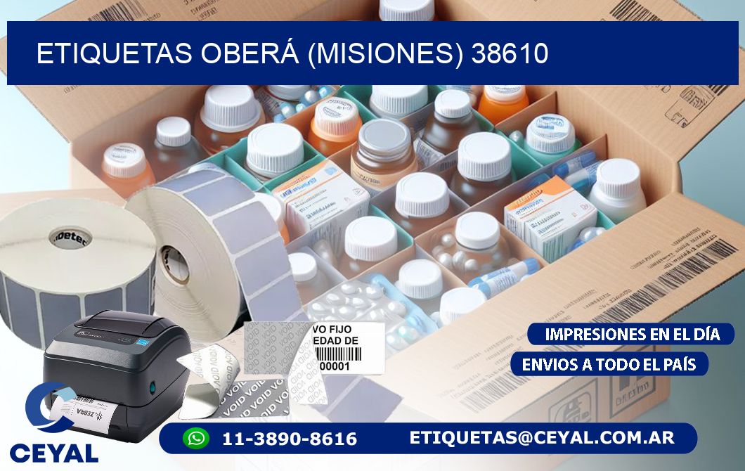 ETIQUETAS OBERÁ (MISIONES) 38610