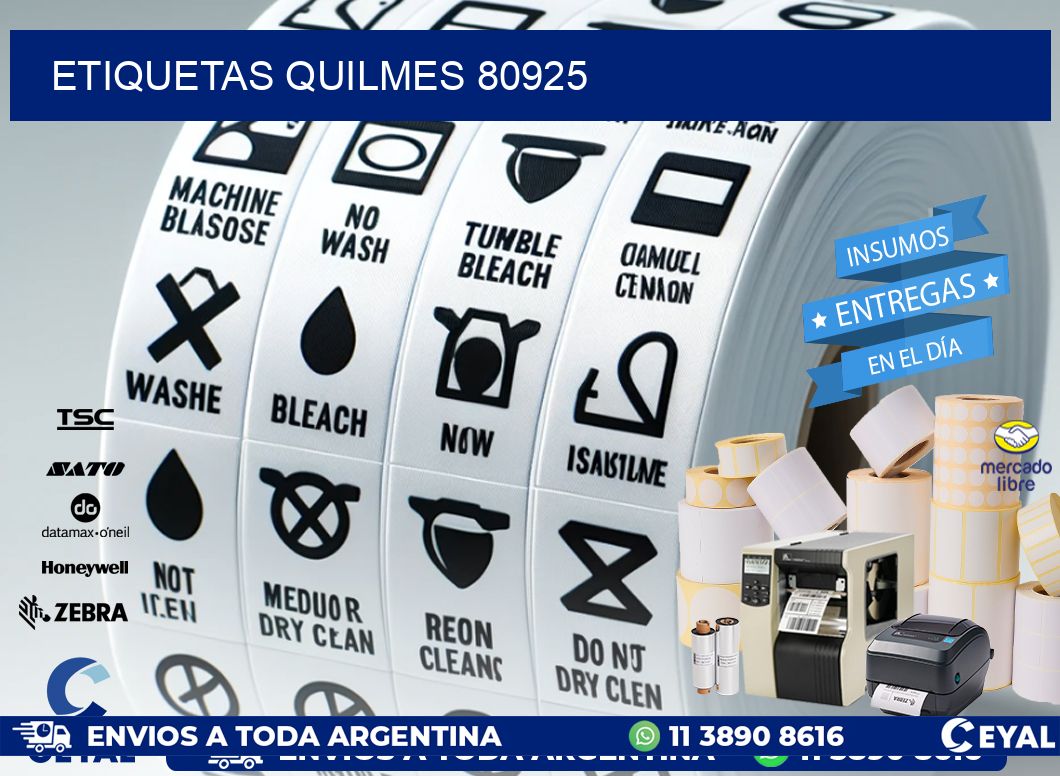 ETIQUETAS QUILMES 80925