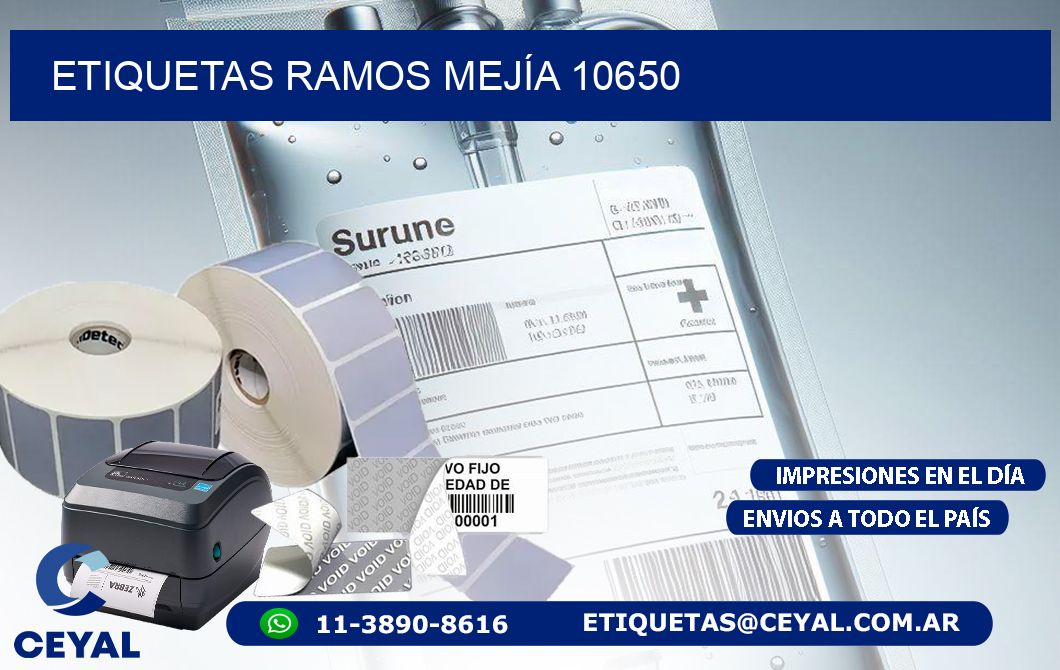 ETIQUETAS RAMOS MEJÍA 10650