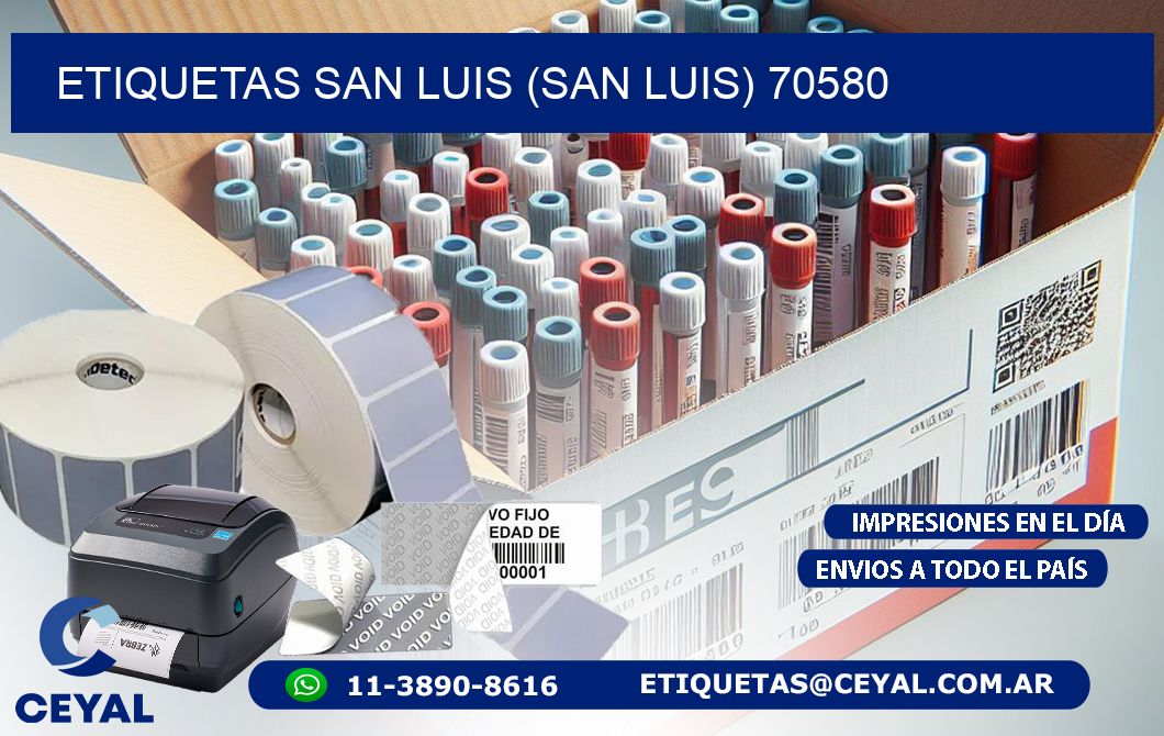 ETIQUETAS SAN LUIS (SAN LUIS) 70580