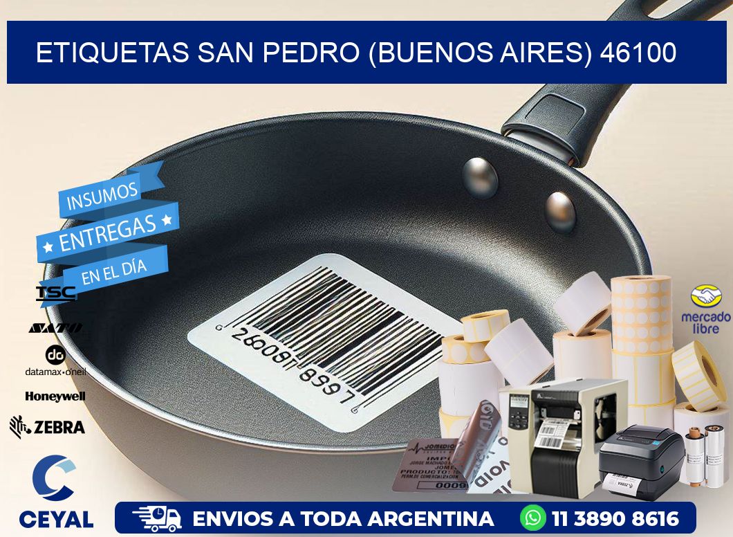 ETIQUETAS SAN PEDRO (BUENOS AIRES) 46100