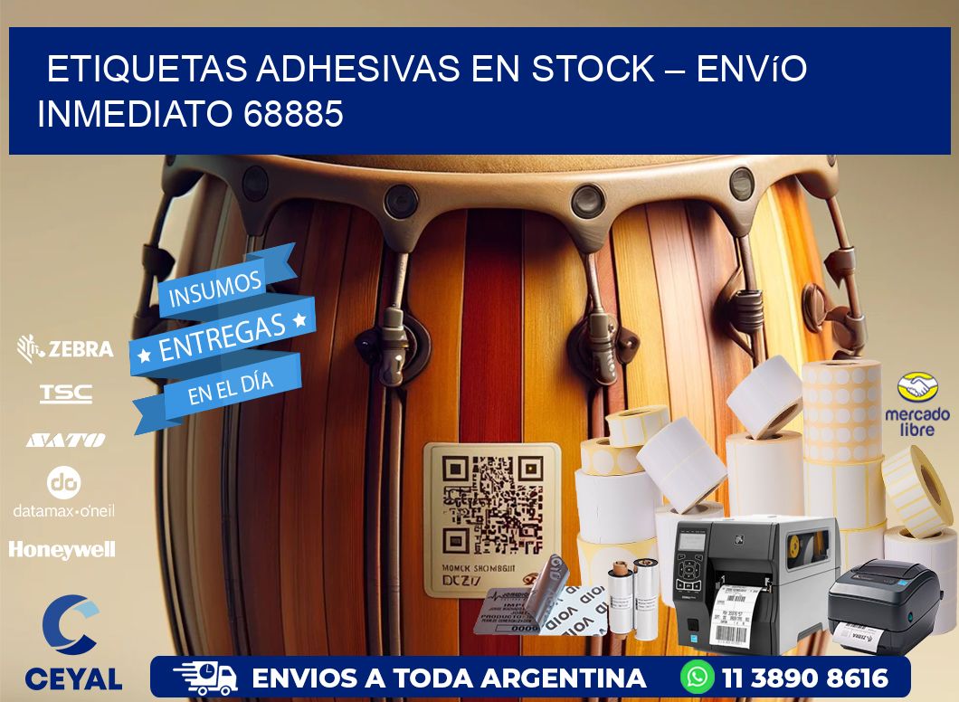 Etiquetas Adhesivas en Stock – Envío Inmediato 68885