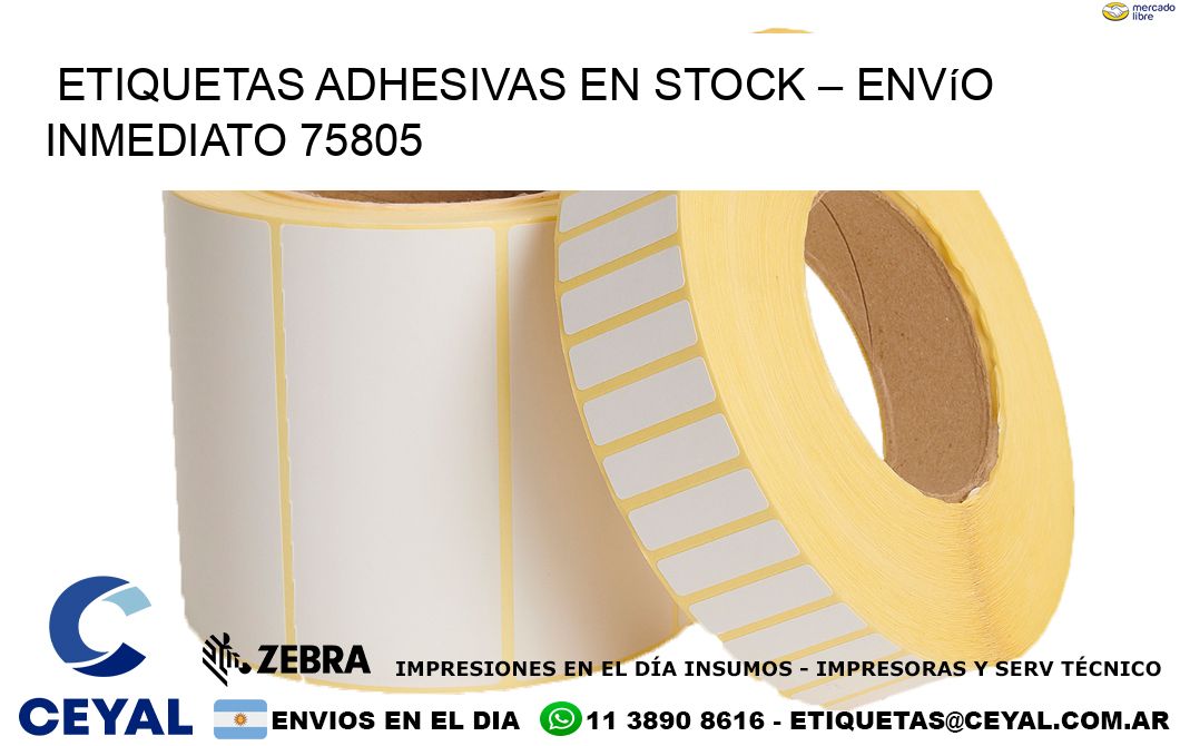 Etiquetas Adhesivas en Stock – Envío Inmediato 75805