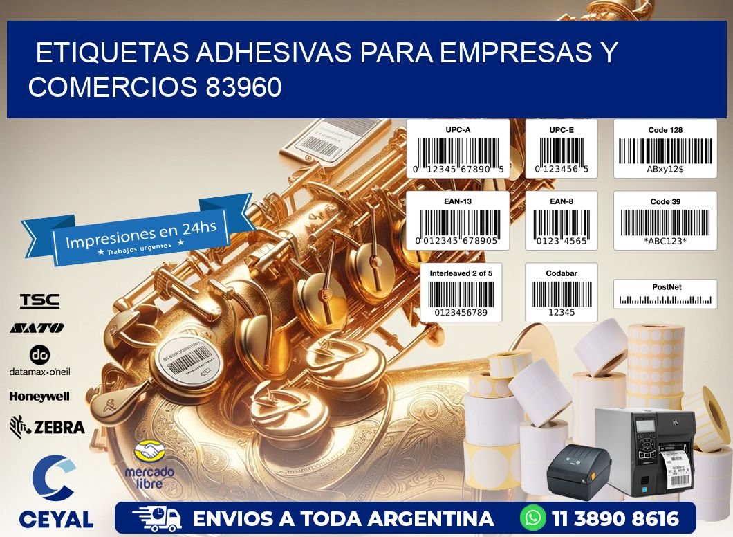Etiquetas Adhesivas para Empresas y Comercios 83960