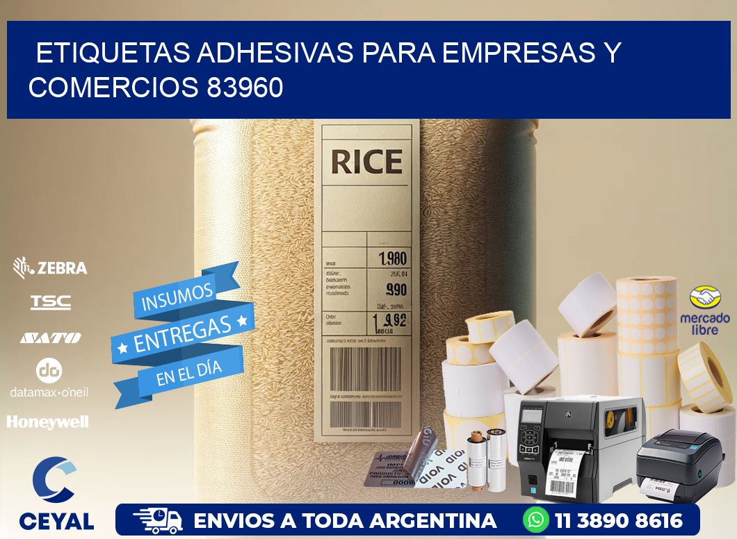 Etiquetas Adhesivas para Empresas y Comercios 83960