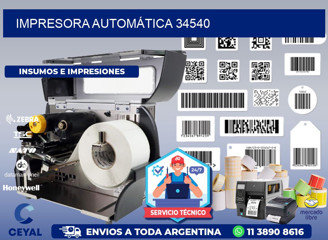 IMPRESORA AUTOMÁTICA 34540