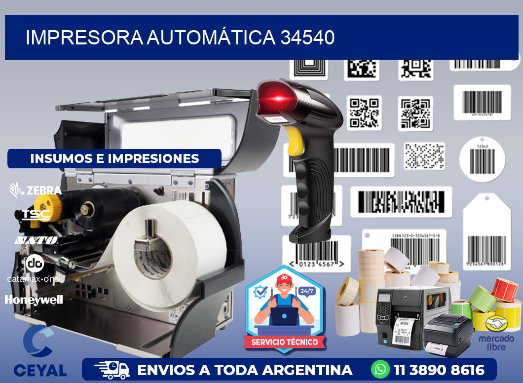 IMPRESORA AUTOMÁTICA 34540