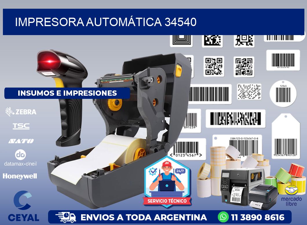 IMPRESORA AUTOMÁTICA 34540