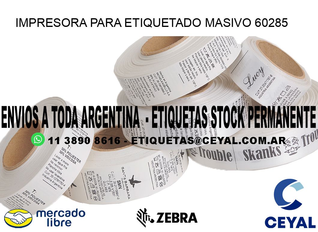 IMPRESORA PARA ETIQUETADO MASIVO 60285