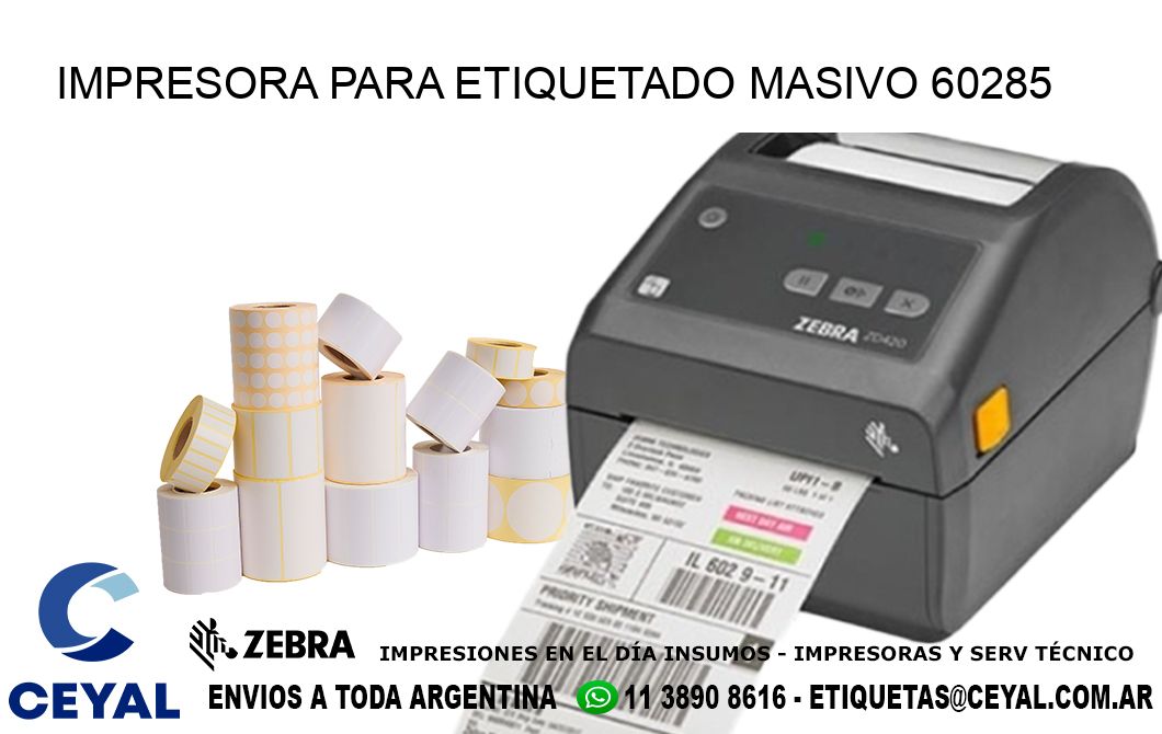 IMPRESORA PARA ETIQUETADO MASIVO 60285
