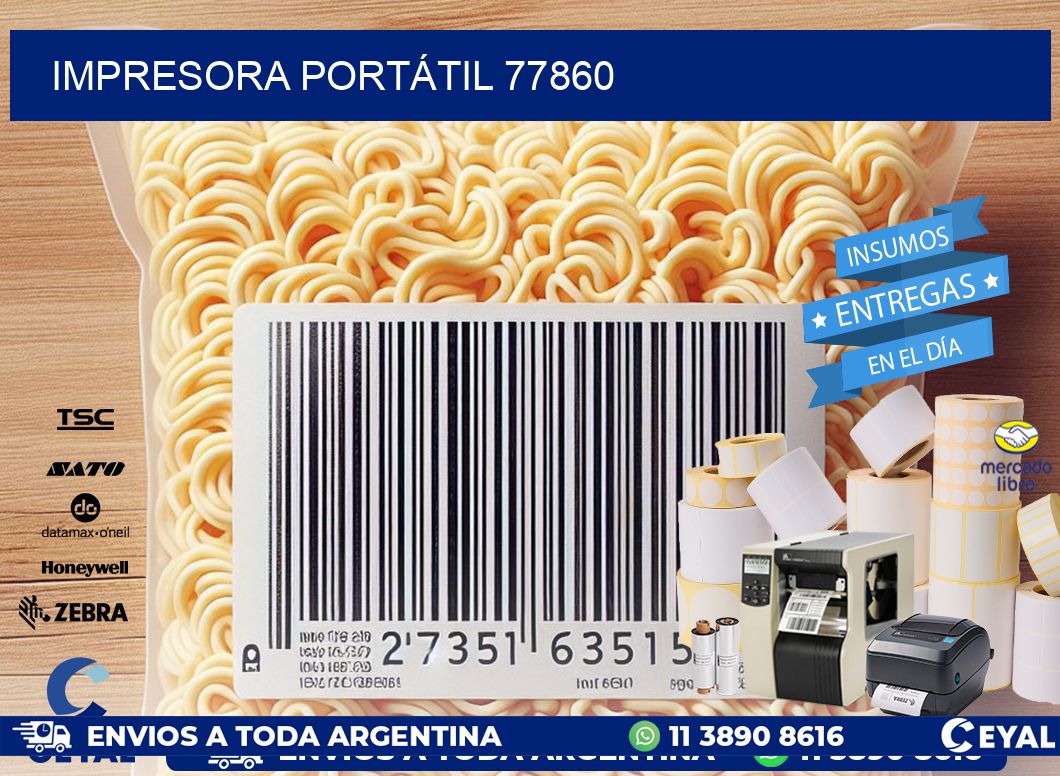 IMPRESORA PORTÁTIL 77860