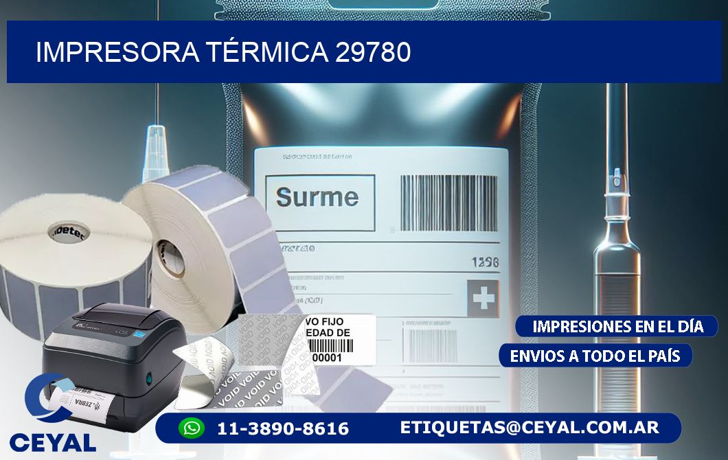 IMPRESORA TÉRMICA 29780