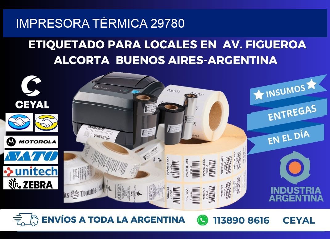 IMPRESORA TÉRMICA 29780