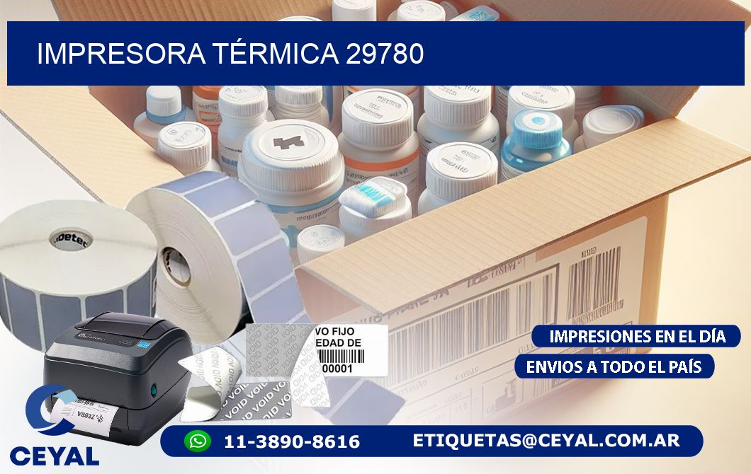 IMPRESORA TÉRMICA 29780