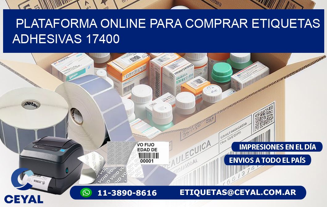 Plataforma Online para Comprar Etiquetas Adhesivas 17400