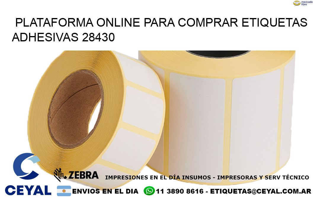 Plataforma Online para Comprar Etiquetas Adhesivas 28430