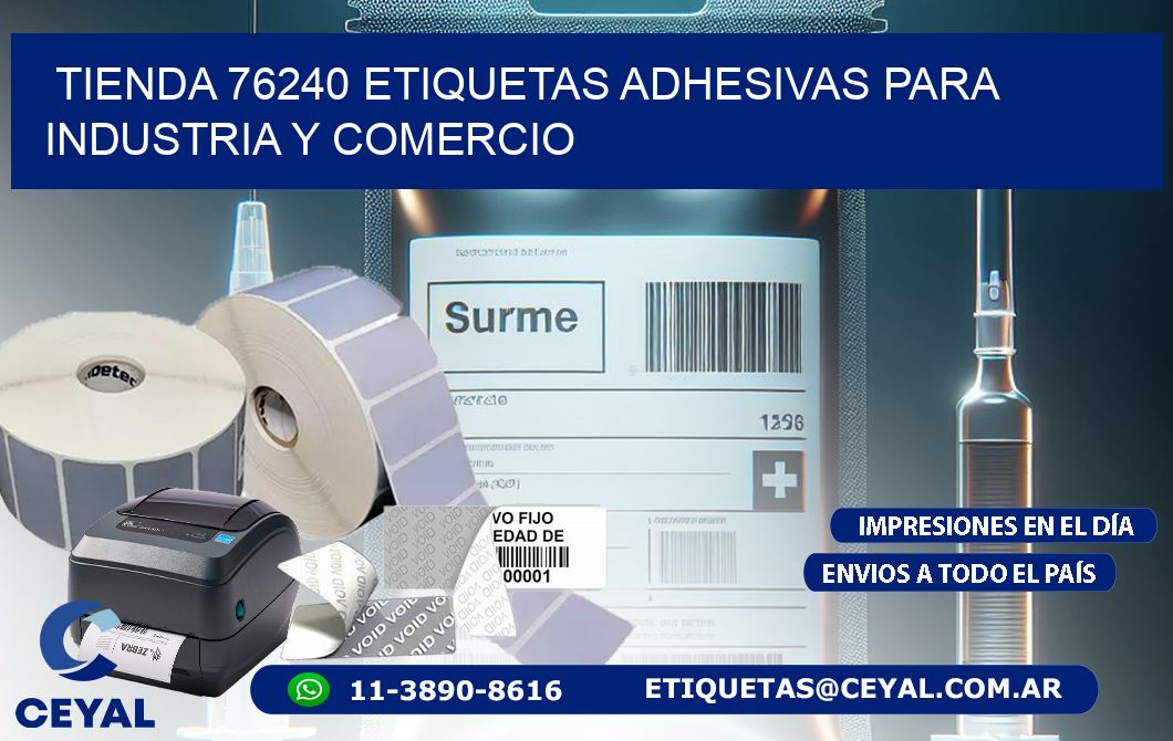 Tienda 76240 Etiquetas Adhesivas para Industria y Comercio