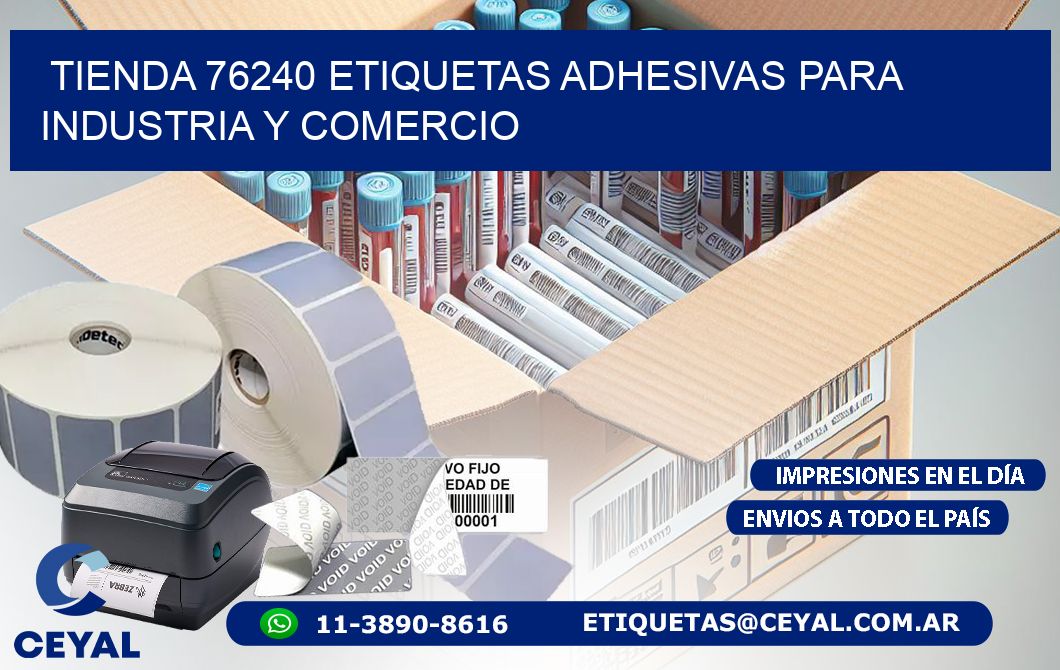 Tienda 76240 Etiquetas Adhesivas para Industria y Comercio