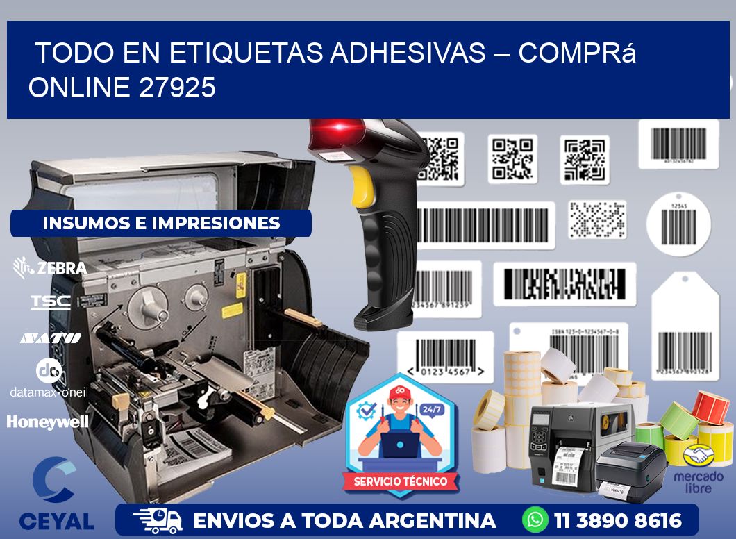 Todo en Etiquetas Adhesivas – Comprá Online 27925